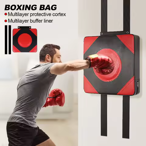 Quality Leather Punching Target Boxing Bag Mat Taekwondo Training Sandbags Wall Focus Pads Muay Thai