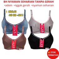 Lidily Bra L 024 Thin Foam Wire-Free 2 Hooks Lydily Sport Bra Size 34 36 38