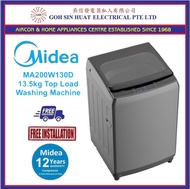 [Bulky] Midea MA200W130D Lunar Dial Series Washing Machine Washer 13kg