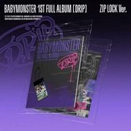 现货 BABYMONSTER 1st FULL ALBUM DRIP 宝怪 专辑 正规1 ZIP LOCK