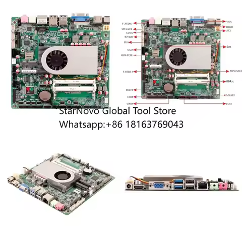 2026 Hot! New Mini ITX Motherboard for 4th/5th Gen Core I3/i5/i7 4510U Processors DDR3L Integrated G