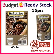 📣Budget Stock 25pcs Oxo-Biodegradable Fragrant Dustbin Bag Dustbin Liner Bag Plastic Sampah Berwangi