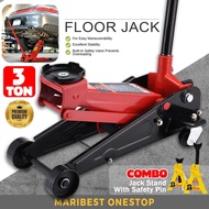 3 Ton Floor Jack Hydraulic Jack Kereta Jek Jet Kereta Car Jack Hydraulic Jack Stand Rubber Pad Jack 