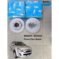 Original Bendix BR9694 Front Disc Rotor 320mm Isuzu D-max 1.9 4door (depan) **2door not same