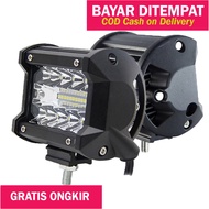 Lampu Tembak LED Motor Dan Mobil Depan Lampu Bar Utama Cree Sorot 15 Titik Mata SMD Mobil Motor CWL 