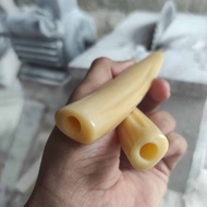 once pipa rokok tulang iga gading import way kambas model taring super 12 cm