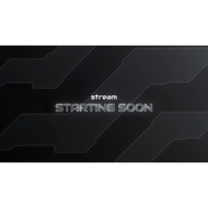 Simple Black   Package  Overlay / Screen Theme / Widget Theme (STREAMLABS OBS / OBS Studio)