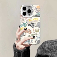 Color Hahahaha Suitable for Apple 15PRO Phone Case 14PLUS Creative 13 Fun 12 Hard Case