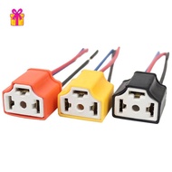 [FAST] Top 3-Hole Ceramic H4 Wire Car Headlight Socket Plug