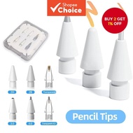 Soft Nib Pencil Tips 6PCS 2H 2B 3.0 4.0 Fine Replacement for Apple iPad Pencil 1st Gen 2nd Gen USB-C