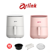 Arlink氣炸鍋獨家50℃解凍功能2.5公升 小白同學EB2505/小粉學妹EB2506小白同學