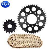 525 15T 44T Motorcycle Front Rear Sprocket Chain Set For Honda CB400 NC39 2005-2016 CB400 Super Four H-VTEC Revo III 99-01 04-16