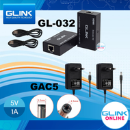 ✅มาตรฐาน GLINK GL-032 HDMI EXTENDER EXTHERNET RJ45 60M Cat5e/Cat6e อุปกรณ์เพิ่มความยาวสาย HDMI ส่งรั
