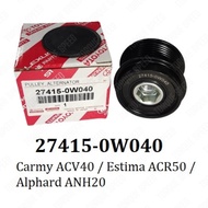 Toyota Alternator Pulley Clutch Bearing 27415-0W040 0W041 0W042 Camry ACV40 Estima ACR50 Alphard ANH