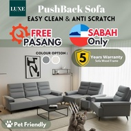Sabah Sofa Seat Sabah Push Back Sofa 1 Seater 2 Seater 3 Seater Easy Clean Sofa Pet Friendly Sofa