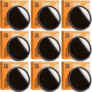K&F Concept 67mm Variable ND Filter, ND2-ND400, Ultra-Thin Camera Filter with Microfiber Cloth (67mm
