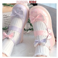 Girls Sweet Lolita shoes Cute Lolita small leather shoes Single shoes with JK versatile mandarin duc