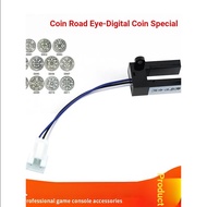 Game Console Accessories Coin Road Light Eye Digital Coin Dedicated Sensor Video Game Machine Code C