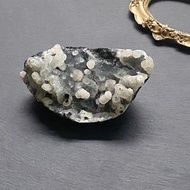 天然原皮原礦-軟糖魚眼石 家居 辦公室擺件可消磁手鍊