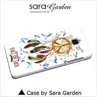 【Sara Garden】客製化 手機殼 Samsung 三星 A7 2017 和平羽毛捕夢網 手工 保護殼 硬殼