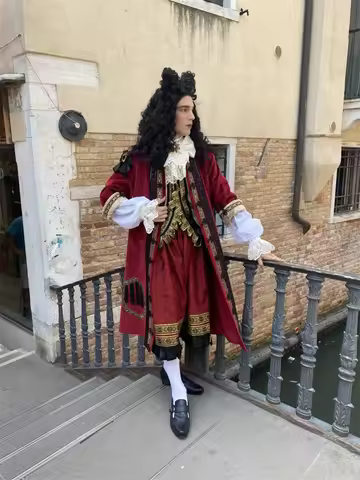 16th Century Men's Rococo Baroque Period Dress Suit Court Noble Aristocrat Gentleman Ball Gown