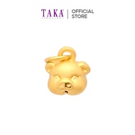 FC1 TAKA Jewellery 999 Pure Gold Pendant 12 Zodiac