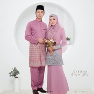 𝐁𝐀𝐉𝐔 𝐊𝐔𝐑𝐔𝐍𝐆 𝐌𝐎𝐃𝐄𝐍 | Kurung Kyrana Dusty Purple | Set Nikah Tunang | Baju Nikah | Wedding Bridal