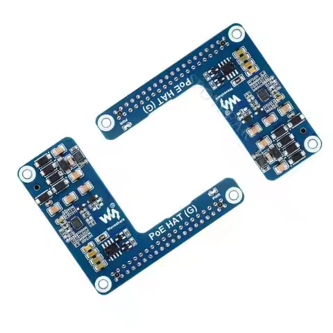 Raspberry Pi 5 PoE MINI HAT(G) Power over RJ45 Ethernet 802.3af/at Moudle for Pi5 Compatible With Ra