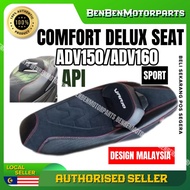Super Comfort Seat ADV150 ADV160 API Racing Curve Flat Premium Soft Seat Cushion Kusyen ADV 150 160