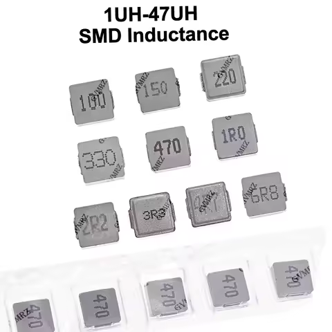 10PCS 0630 SMD Inductance 4.7UH 6.8UH 1UH 2.2UH 3.3UH 22UH 33UH Power Inductor 10UH 15UH 47UH
