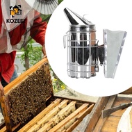 KOZEEY Bee Hive Smoker with Heat Shield Proessional Beekeeper Beekeeping Supplies