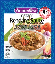Action One (A1) Perencah Kari Segera\ Sos Rendang Segera - (200g\230g | HALAL)