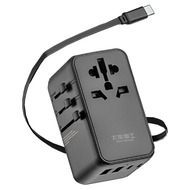 MAX STAR 太星電工 氮化鎵PD65W旅行用插座 TypeC線 + 4USB 2A2C AA305 平紋常規帶線  1個