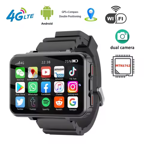 VP999 Global Version 4G NET Smartwatch Android OS 1500mAH Battery 2.4"Big Screen Play Games WIFI GPS