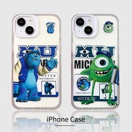 Fashion 3D Photo Frame Monster University Cartoon Phone Case For iPhone X XR XS 14 11 12 13 Pro Max Cover