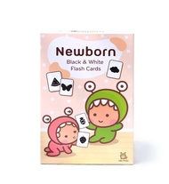 Little Monster Newborn Flash Card แฟลชการ์ดกระตุ้นพัฒนาการ 0-6 เดือน บัตรภาพ การ์ดเด็กทารกแรกเกิด แฟลชการ์ดขาวดำ