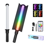 Fill light Stick RGB Mood Light Bluetooth APP Control LED Atmosphere Lamp Stick for DJ Lighting/Danc