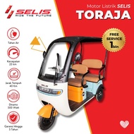 Selis Kemayoran - Toraja Motor Listrik Roda 3 Anti Hujan Dewasa