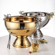 Red Wine Stainless Steel Cross-Border Champagne Bucket Ice Bucket Commercial Luxury KTV Red Wine Sta