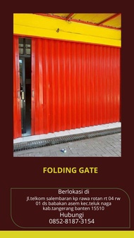 Pemasangan pintu geser  Rolling door Folding Gate 