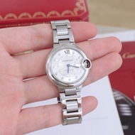 Cartier 卡地亞藍氣球W4BB0021女士自動機械腕表，33mm表徑，配件盒子
