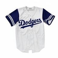 Embroidered Neutral Dryfit Dodgers Baseball Jersey