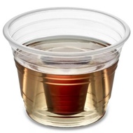 zappy 150 Clear Disposable Bomber Cups Jager Bomb Cups Plastic Party Bomber Power Bomber Cool Double