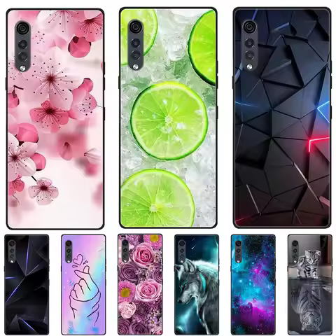 For LG Velvet 5G Case 6.8 inch Cte Cat Fashion Silicone Phone Cover For LG Velvet 5G Cases Soft Reli