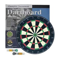 Bristle Dart Board with 6 Darts /Champion Tournament Dart Board