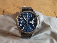 Used IWC 3777 Pilot Le Petit Prince Chronograph IW377706 二手 萬國 飛行員 藍面 第一代小王子 特別版 全套