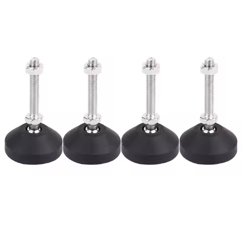 4pcs Anti-Slip Foot Pads Adjustable Height Mechanical Feet For Furniture Shelves Equipment D50Xm8X50