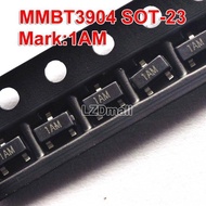 100pcs MMBT3904 1AM 2N3904 MMBT3904LT1G SOT23 3904 SMD SOT-23 SOT23-3 40V 200mA NPN Transistor