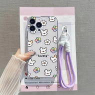 [ Case+Support Strap] Aesthetic Cute Case For REALME C75 C63 C65 C67 Note 60 C3 5 5I 5 PRO 9I 8I 10 