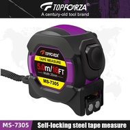 TOPFORZA 3m/5m/7.5m Tape Measure Self-Locking Steel Tape Measure